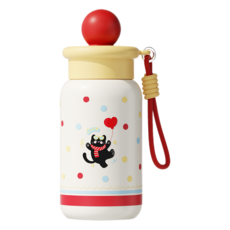 GER 泰 Q版萌寵圓球保溫杯, 氣球小貓, 1個, 500ml