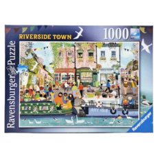 Ravensburger 維寶 河濱小鎮拼圖, 河濱小鎮, 1000片, 1盒