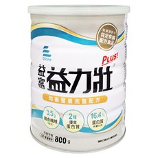 益富 益力壯 Plus 均衡營養完整配方, 1罐, 800g