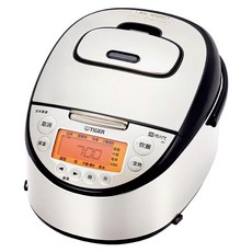 TIGER 虎牌 高火力多功能電子鍋 IH適用 6人份 日本製 銀黑色 1L, JKT-D10R, 1台