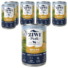 ZIWI Peak 滋益巔峰 鮮肉主食狗罐頭, 放牧雞肉, 390g, 6罐