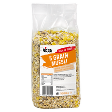 VIOLA 綜合穀粒殼片 6 Grain Muesli, 1kg, 1包