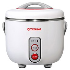 TATUNG 大同 3人份 不鏽鋼 電鍋 350W 可拆式內鍋蓋 5級能源效率 白色 TAC-03DW-N