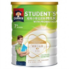 QUAKER 桂格 小學生奶粉三益菌配方, 1.5kg, 1入, 1罐
