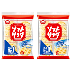 龜田製菓 Soft Salad 沙拉味米果 鹽味, 146g, 2袋