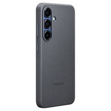 Samsung 三星 手機 保護殼 手機保護殼 Galaxy S25 純素皮革 黑色