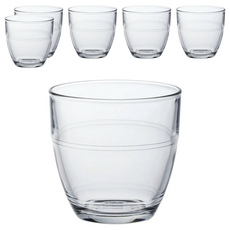 DURALEX Gigogne 強化玻璃杯 7.1 x 6.9cm 160ml 6個, 透明, 1組