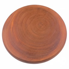 Hesii 平面無孔桃花心木砧板, 圓型 原木色, 1個