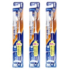 LION 獅王 Clinica PRO 喀喀減壓3列小頭牙刷 普通刷毛, 1入, 3支