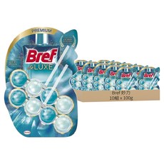 Bref 妙力 懸掛式馬桶清潔球 清爽橙花, 10組, 100g