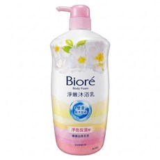 Biore 蜜妮 淨嫩沐浴乳 山茶花 淨亮保濕, 1kg, 1瓶