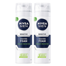 NIVEA 妮維雅 MEN 男士極淨刮鬍泡, 2個, 200ml