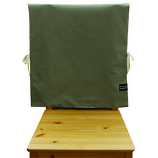 簡約椅子靠背套, 灰色的