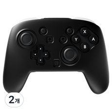 TECHLINE 任天堂 Switch 2 Pro控制器2 保護殼 Pro控制器2 防滑矽膠保護套, 黑色, 2個