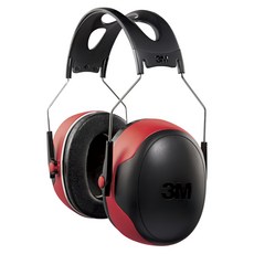 3M 專業級降噪耳罩 90565-4DC-PS 黑色 + 紅色, 1入, 1個