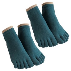 PORA BELLA YOGA SOCKS 運動撞色防滑瑜珈五趾短襪 2雙 YG004