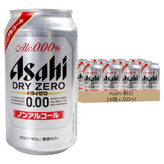 Asahi 朝日 DRY ZERO 無酒精飲料, 24個, 350ml