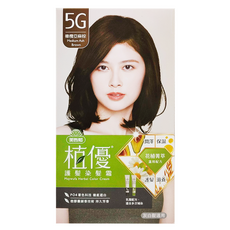 美吾髮植優 護髮染髮霜, 5G橄欖亞麻棕, 1盒