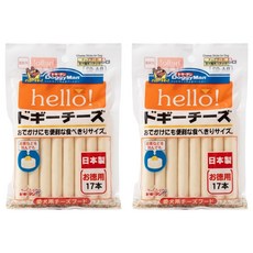 DoggyMan Hello起司條, 減鹽起司, 214g, 2袋