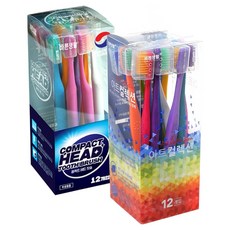 ANTI-PLAQUE 薄頭牙刷 12入+藝術印花牙刷 12入, 1組