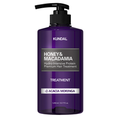KUNDAL 昆黛爾 蜂蜜澳洲堅果保濕護髮乳 Acacia Moringa, 1058ml, 1瓶