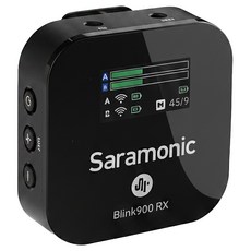 Saramonic 楓笛 一對二無線麥克風系統 TX 2個 + RX, Blink900 B2, 黑色