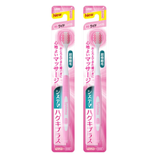 LION 獅王 Systema 細潔高密細毛寬版小頭型牙刷, 1入, 2支