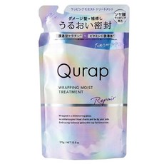 Qurap 氨基酸保濕修護潤髮乳補充包 水果花香, 370g, 1個