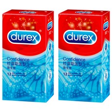 durex 杜蕾斯 薄型衛生套, 12個, 2盒