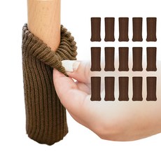 Saenghwalgongsik 桌椅腳保護罩 16入, 棕色的