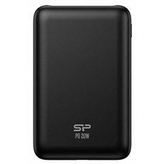 Silicon Power 廣穎電通 QP58 1萬毫安 20W QC PD TypeC雙向快充迷你行動電源, 黑色