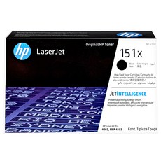 hp 惠普 151X 碳粉匣高印量 W1510X, 黑色, 1個