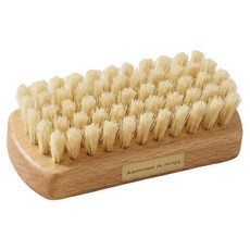 fA brushes 森詠木香德國製原木白豚鬃手部雙足清潔按摩刷, 原木色, 1入, 1個