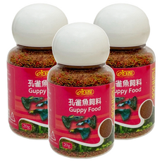 ISTA 伊士達 孔雀魚飼料, 20g, 3罐