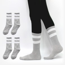 TWOTOSOX 女性運動緊身褲健身中筒長襪 5雙入