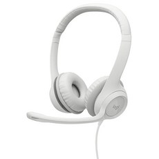 logitech 羅技 有線耳機麥克風, H390, 珍珠白