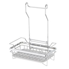 DAY&DAY 日日家居 海棉置物架 掛式 ST3203F 304不鏽鋼 W225*D172*H285mm, 銀色, 1個