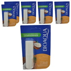 BIOAQUA 泊泉雅 保濕滋潤變色護唇膏, 椰香, 4g, 6支