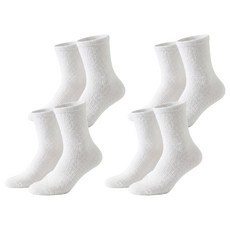 HelloSocks 舒適素色貼合襪 4入組