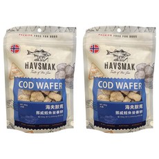 HAVSMAK 海夫默克 挪威營養餅, 鱈魚, 80g, 2包