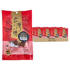長松食品 高粱酒辣味 牛肉乾, 70g, 15包