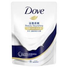 Dove 多芬 滋養柔膚沐浴乳 滋養柔嫩 補充包, 580g, 1組