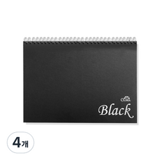 韓國 GLORIA 硬殼黑線圈本 200g, B4, 30張