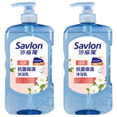 Savlon 沙威隆 台灣公司貨 抗菌保濕沐浴乳 白茶, 850g, 2瓶
