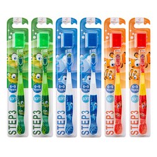 VITAHALO 兒童牙刷(附牙刷蓋) 6~9歲, 混色, 6入