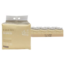Yan Jing 妍淨 乾濕兩用巾 珍珠款, 1入, 12包