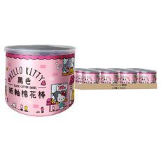 Hello Kitty 凱蒂貓 黑色紙軸棉花棒, 300支, 24罐