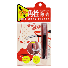 COGIT 鼻頭粉刺專用夾 8.5 x 0.7cm, 不鏽鋼, 1個