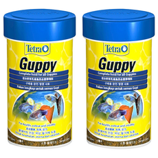 Tetra 德彩 guppy 新孔雀魚薄片飼料, 100ml, 2罐