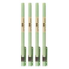 ACE 英士 六角桿中性筆 0.5mm, 綠桿, 4支